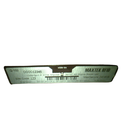 Maxtek RFID Q-100 UHF windshield tag